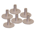 Weld Mount Stainless Steel Standoff 1.25" Base 1/4" x 20 Thread .75 Tall - 6-Pack — marine tools