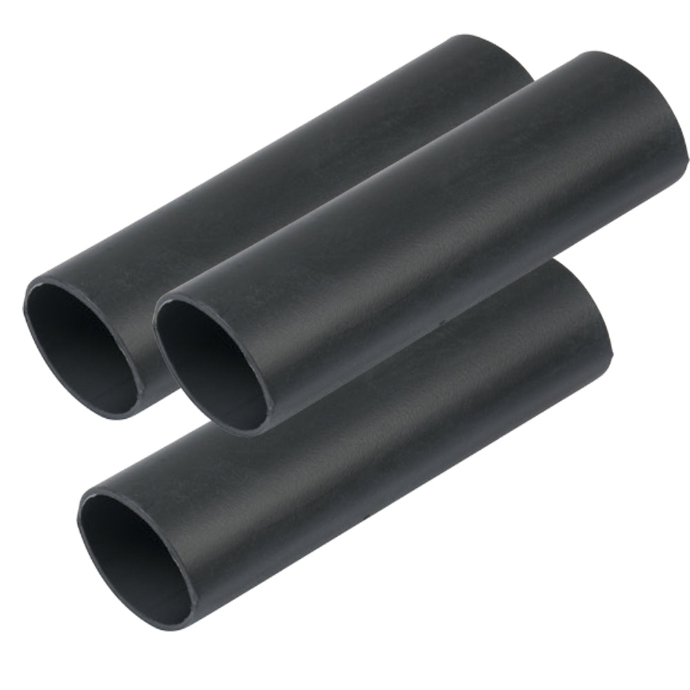Ancor Heavy Wall Heat Shrink Tubing - 3/4" x 12" - 3-Pack - Black — marine wire management
