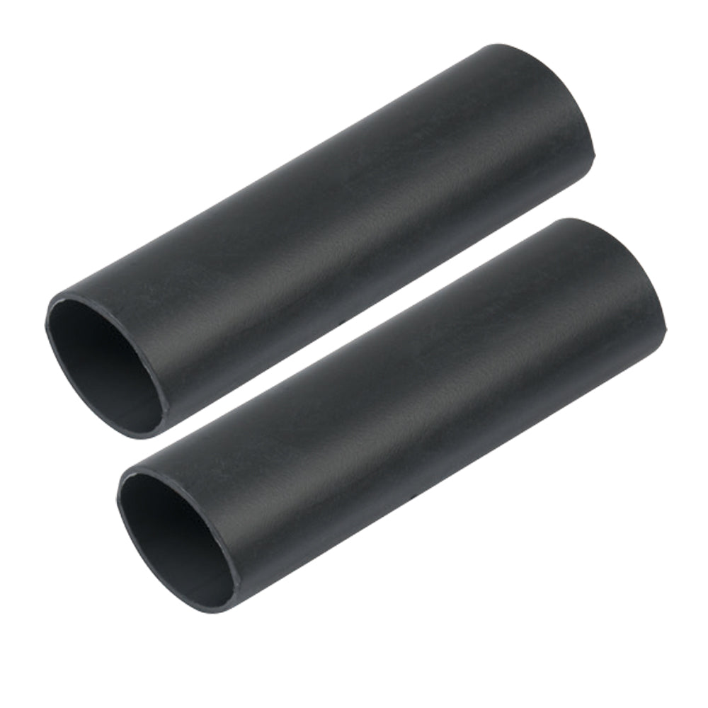 Ancor Heavy Wall Heat Shrink Tubing - 1" x 12" - 2-Pack - Black — marine wire management