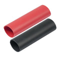 Ancor Heavy Wall Heat Shrink Tubing - 1" x 3" - 2-Pack - Black/Red — marine wire management
