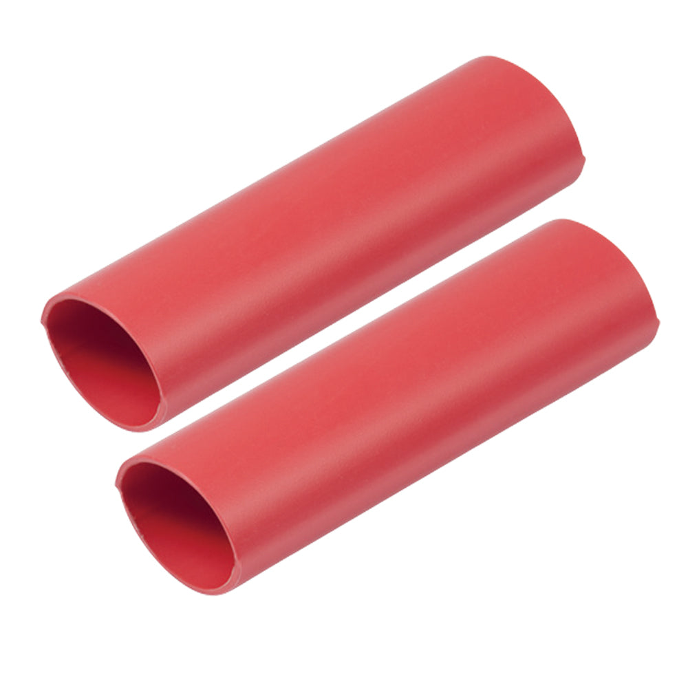 Ancor Heavy Wall Heat Shrink Tubing - 1" x 6" - 2-Pack - Red — marine wire management
