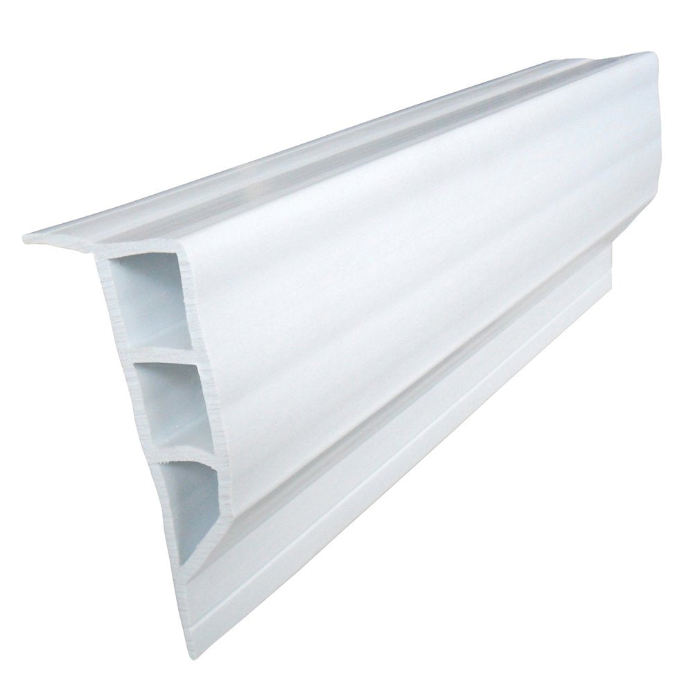 Dock Edge Standard PVC Full Face Profile - 16' Roll - White — marine bumpers/guards