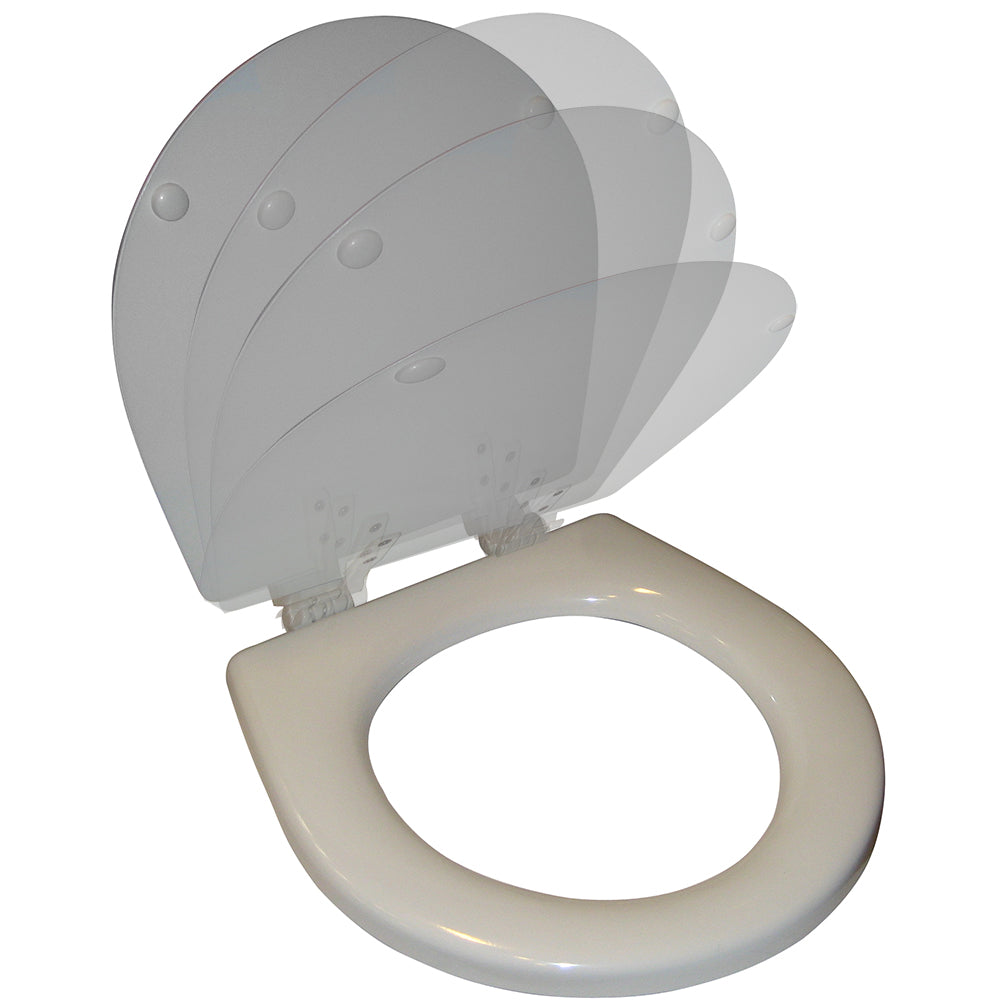 Raritan Slow Close Seat & Cover - White — marine accessories