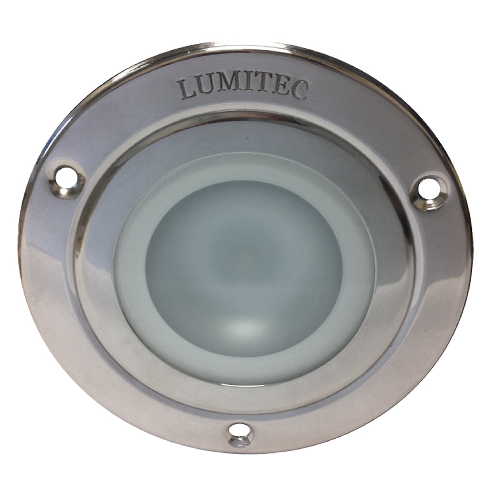Lumitec Shadow - Flush Mount Down Light - Polished Finish - Spectrum RGBW — marine dome/down lights