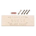 Guest Super Dynaplate f/SSB Radio - 18" x 6" x 1/2" — marine accessories