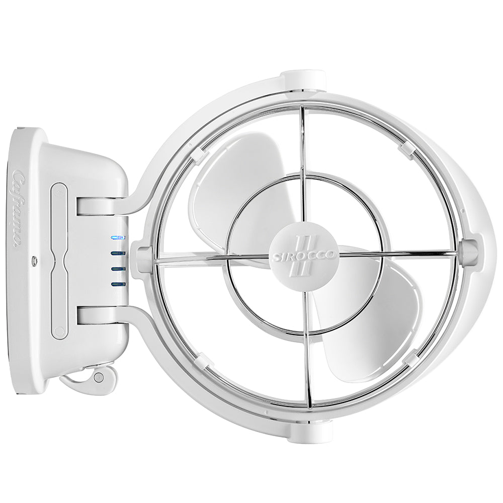 SEEKR by Caframo Sirocco II 3-Speed 7" Gimbal Fan - White - 12-24V — marine fans