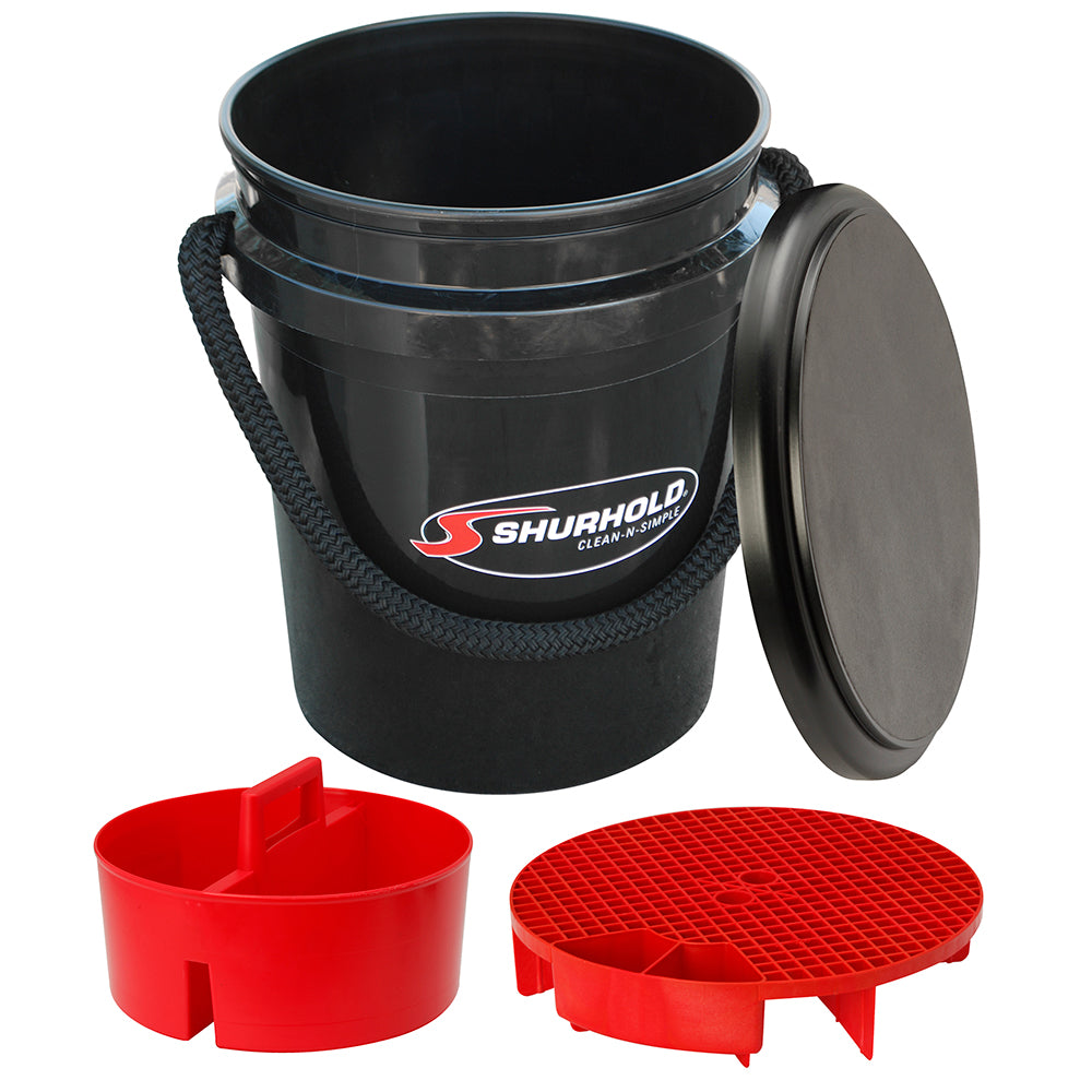 Shurhold One Bucket Kit - 5 Gallon - Black — marine cleaning