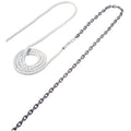 Maxwell Anchor Rode - 15'-5/16" Chain to 150'-5/8" Nylon Brait — marine rope & chain