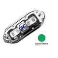 Shadow-Caster LED Lighting Shadow-Caster SCM-4 LED Underwater Light w/20' Cable - 316 SS Housing - Aqua Green — marine underwater lighting