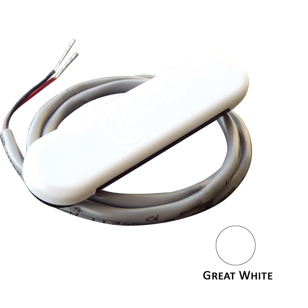 Shadow-Caster LED Lighting Shadow-Caster Courtesy Light w/2' Lead Wire - White ABS Cover - Great White - 4-Pack — marine interior / courtesy light
