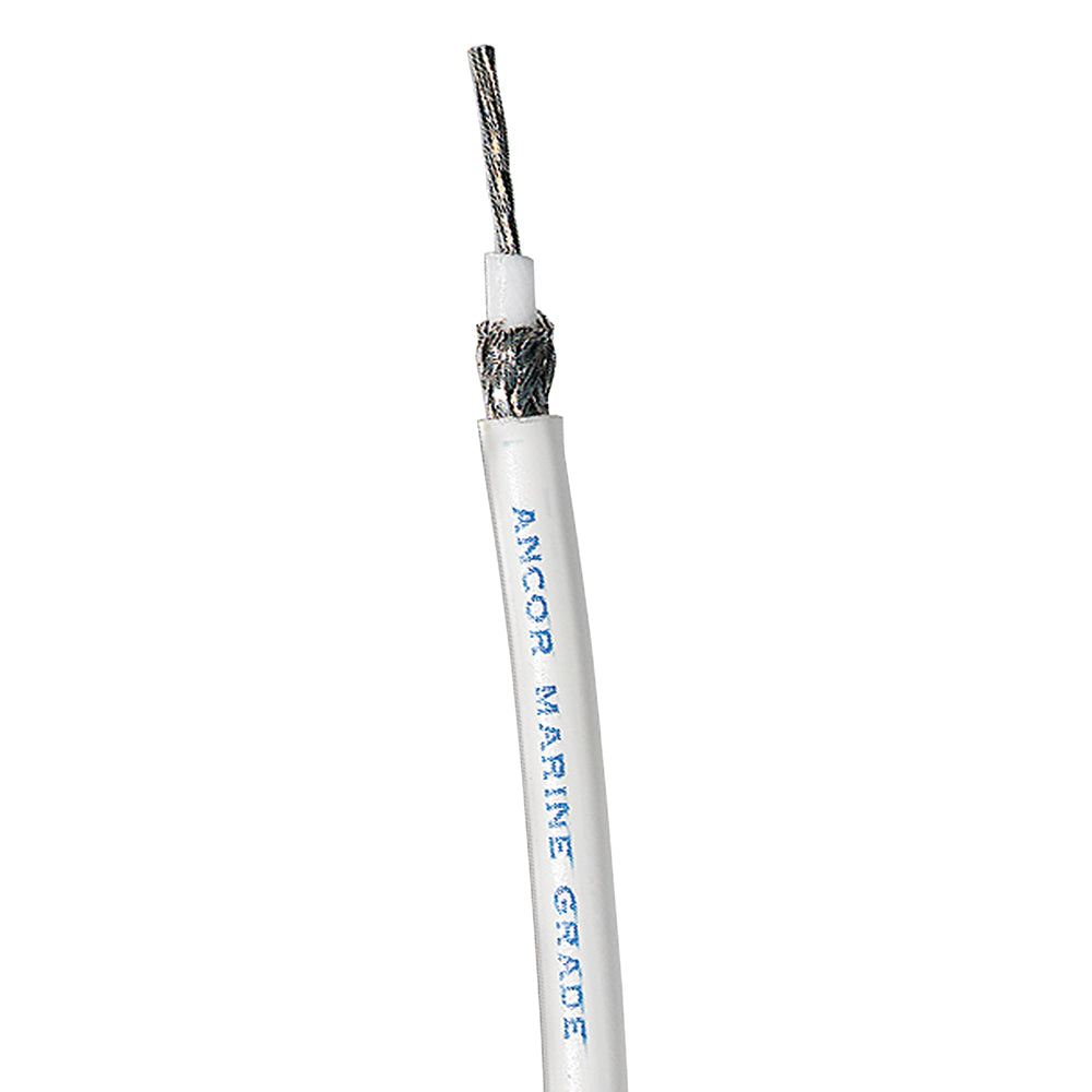 Ancor White RG 213 Tinned Coaxial Cable - 250' — marine wire