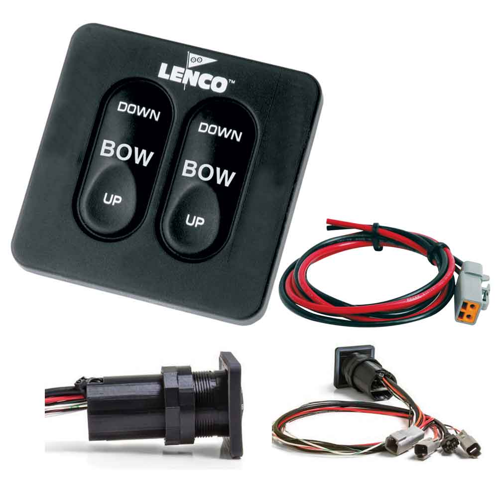 Lenco Marine Lenco Standard Integrated Tactile Switch Kit w/Pigtail f/Single Actuator Systems — marine trim tab accessories