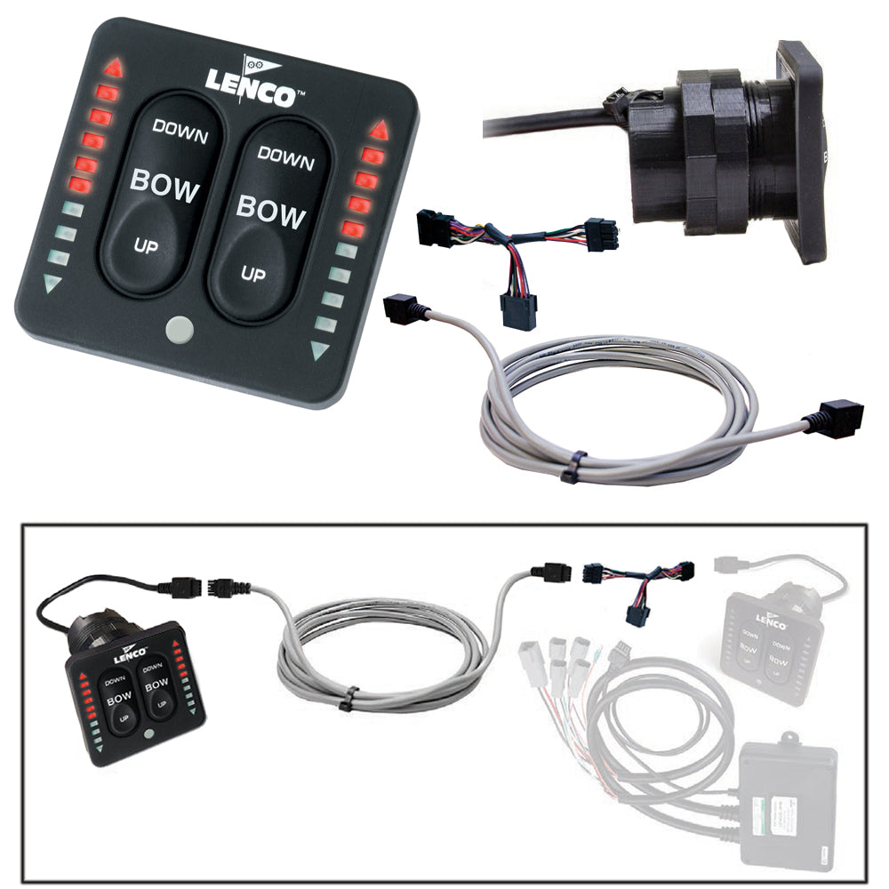 Lenco Marine Lenco Flybridge Kit f/LED Indicator Key Pad f/Two-Piece Tactile Switch - 10' — marine trim tab accessories