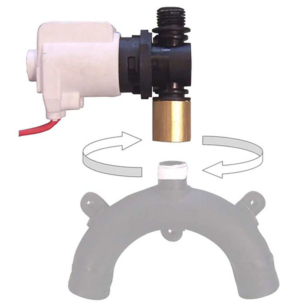 Jabsco Vented Loop Solenoid Valve f/37010 Series Toilet — marine accessories