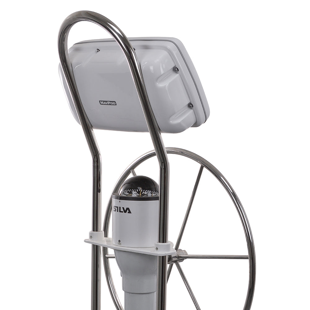 NavPod GP2080-09 SystemPod Pre-Cut f/Simrad NSS8/B&G Zeus Touch 8 & 2 Instruments f/12" Wide Guard — marine display mounts