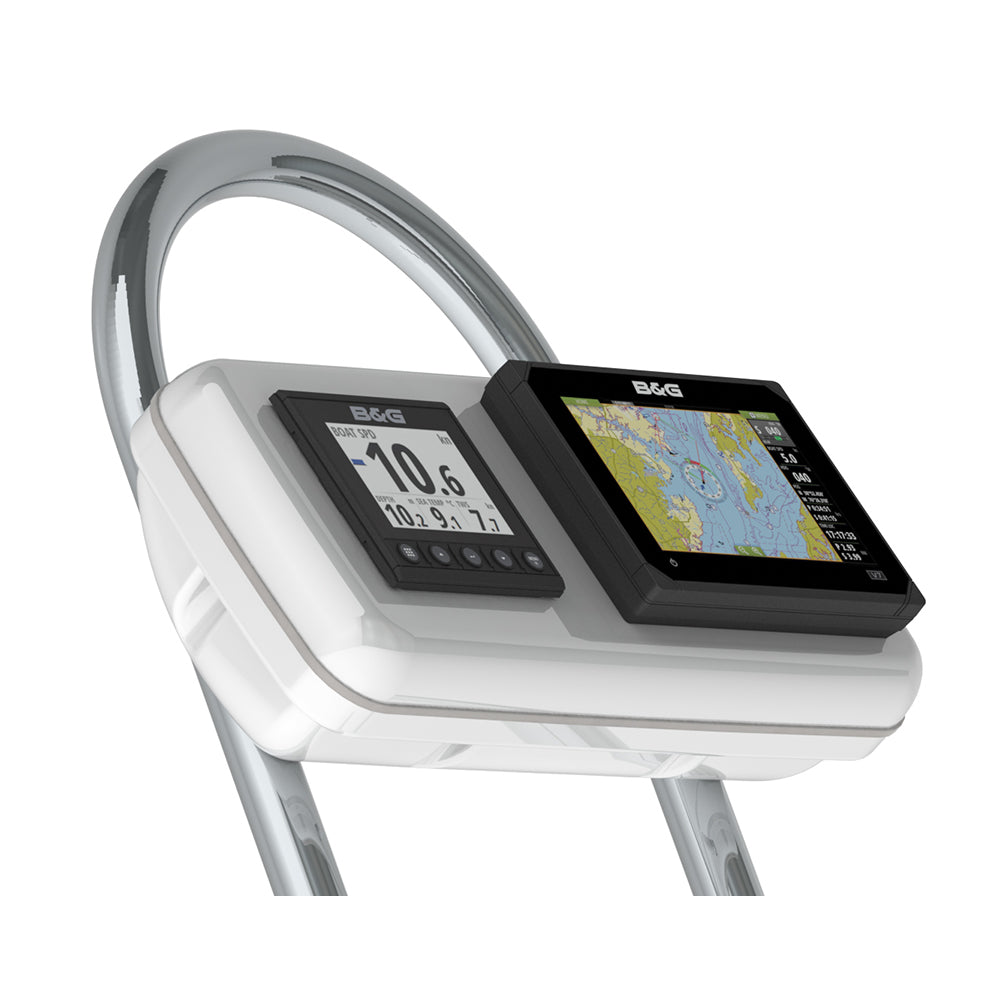 NavPod GP2500-17 SystemPod Pre-Cut f/Simrad GO7/B&G Vulcan 7 & 1 Instrument f/12" Wide Guard — marine display mounts