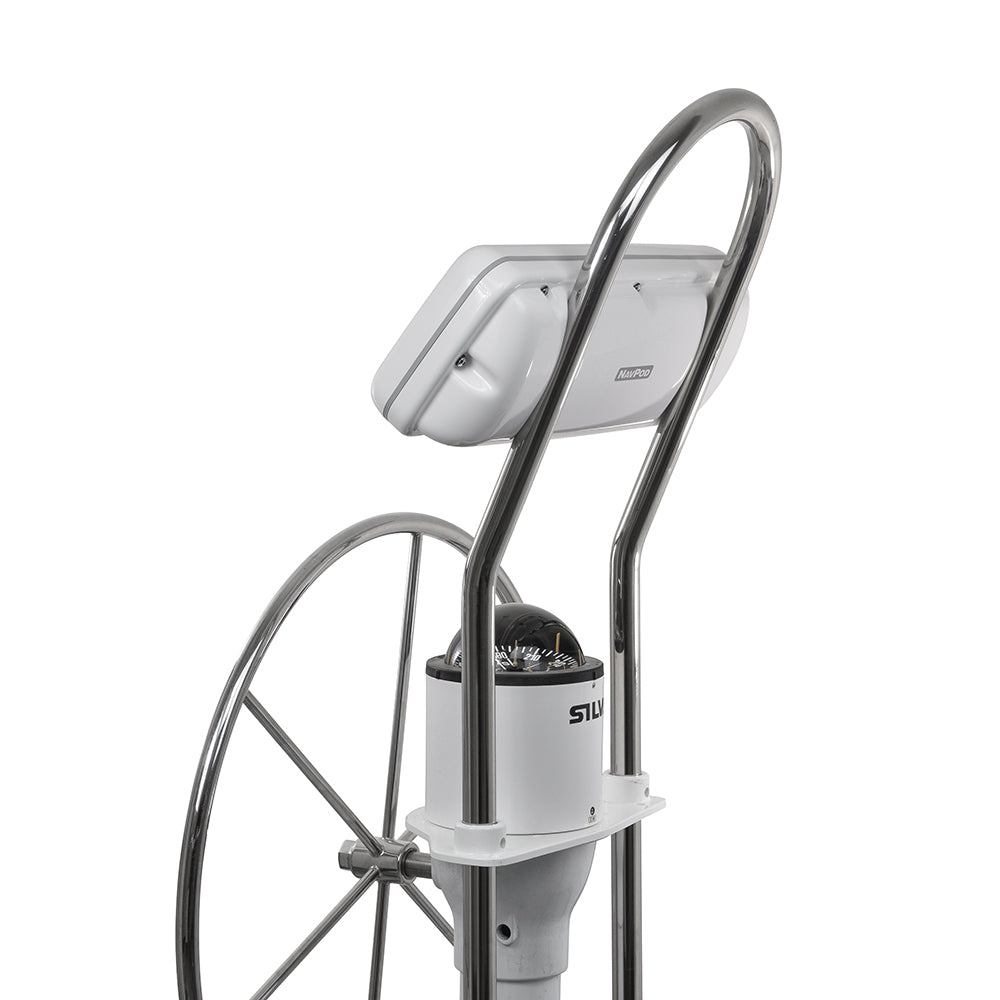 NavPod GP2600-13 SystemPod Pre-Cut f/Simrad GO7/B&G Vulcan 7 & 2 Instruments f/12" Wide Guard — marine display mounts