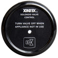 Fireboy-Xintex Propane Control & Solenoid Valve w/Black Bezel Display — marine fume detectors