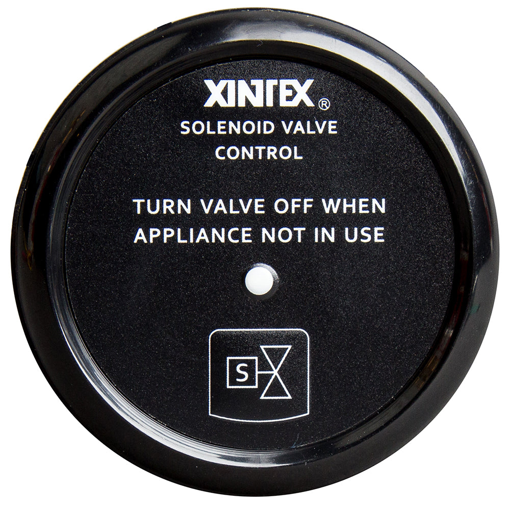 Fireboy-Xintex Propane Control & Solenoid Valve w/Black Bezel Display — marine fume detectors