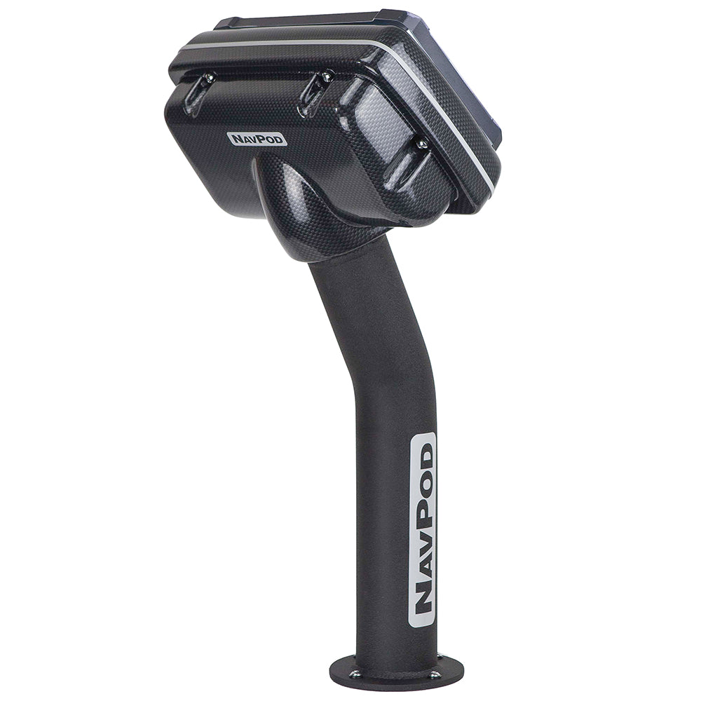 NavPod PED4410 PedestalPod Pre-Cut f/Garmin STRIKER™ 5dv 5" CHIRP Fishfinder - Carbon Black — marine display mounts