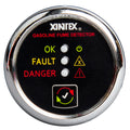 Fireboy-Xintex Gasoline Fume Detector - Chrome Bezel - 12/24V — marine fume detectors