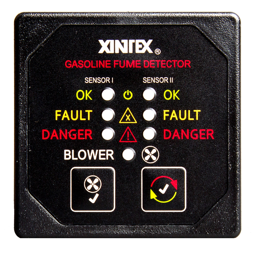 Fireboy-Xintex Gasoline Fume Detector w/Dual Channel & Blower Control - 12/24V — marine fume detectors