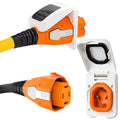 SmartPlug 50 AMP Inlet & Female Cord Connector Combo - White — marine shore power