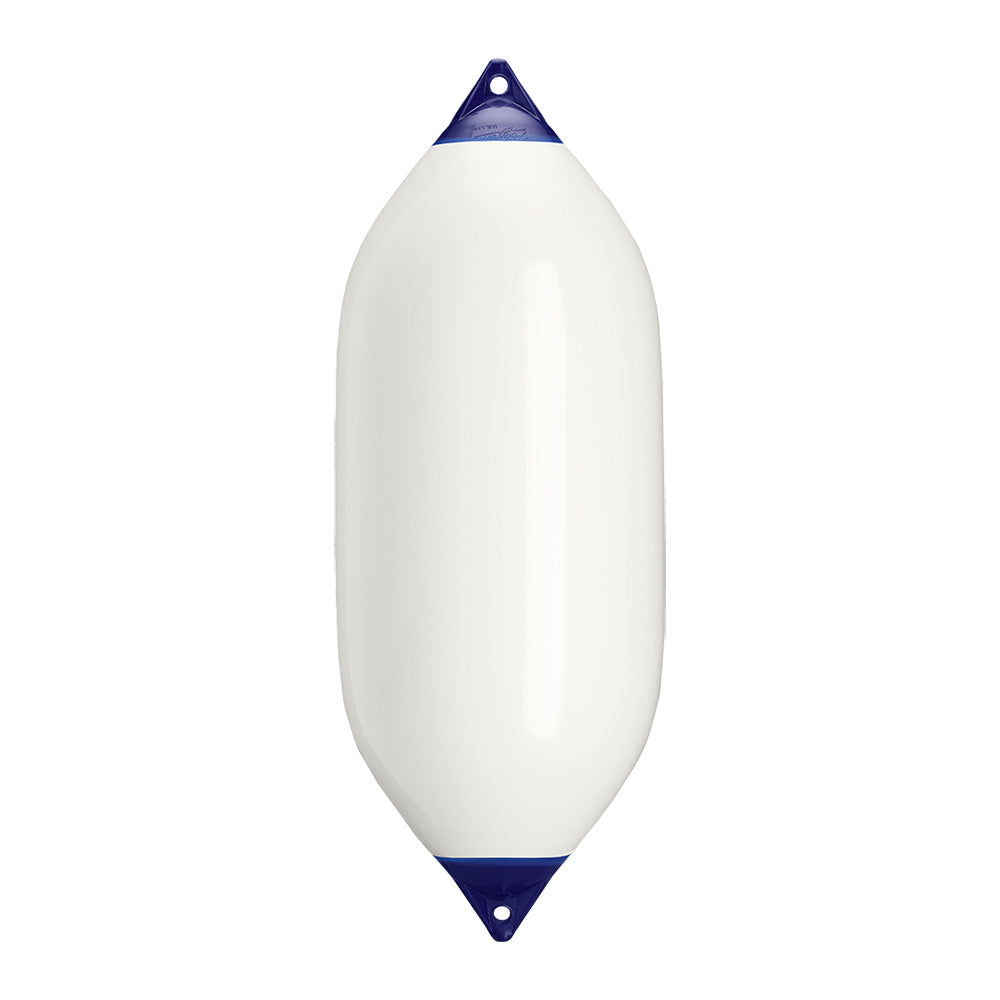Polyform U.S. Polyform F-10 Twin Eye Fender 18" x 50" - White — marine fenders