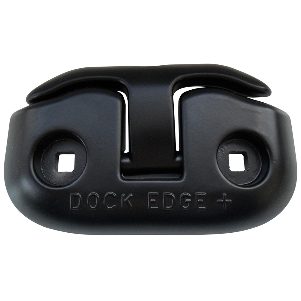 Dock Edge Flip-Up Dock Cleat - 6" - Black — marine cleats