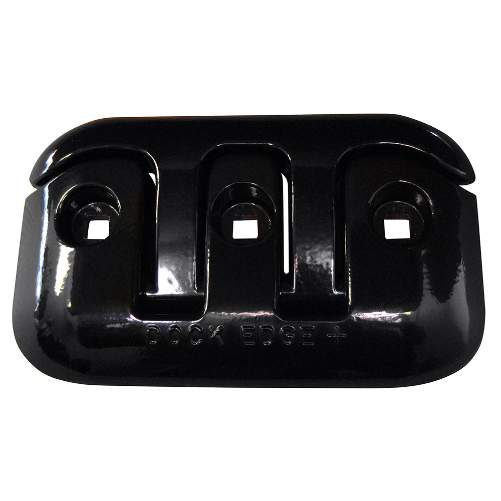 Dock Edge Flip-Up Dock Cleat - 8" - Black — marine cleats