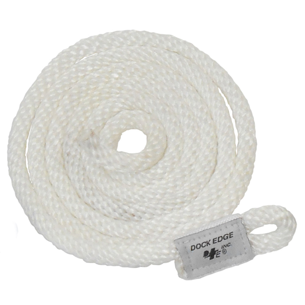 Dock Edge Fender Line - 3/8" x 5' - White - 2-Pack — marine fender accessories