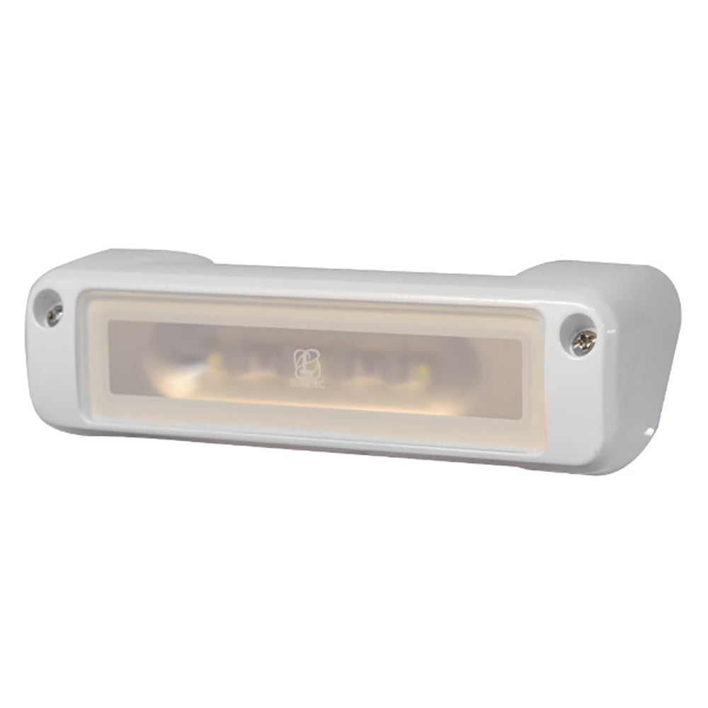 Lumitec Perimeter Light - White Finish - White Non-Dimming — marine flood/spreader lights