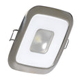 Lumitec Square Mirage Down Light - White Dimming, Red/Blue Non-Dimming - Polished Bezel — marine dome/down lights