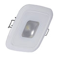 Lumitec Square Mirage Down Light - Warm White Dimming, Hi CRI - White Bezel — marine dome/down lights
