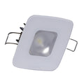 Lumitec Square Mirage Down Light - Spectrum RGBW Dimming - Glass Housing - No Bezel — marine dome/down lights
