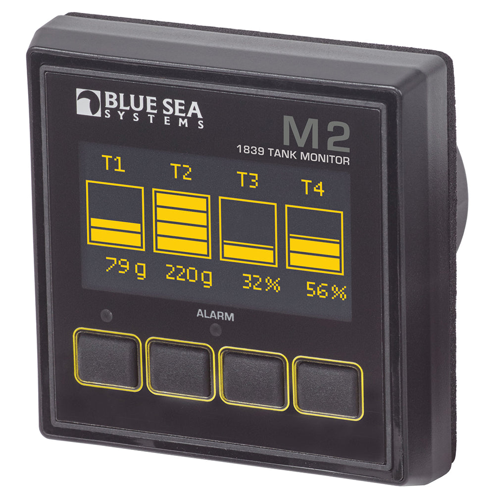 Blue Sea Systems Blue Sea 1839 M2 OLED Tank Monitor — marine meters & monitoring