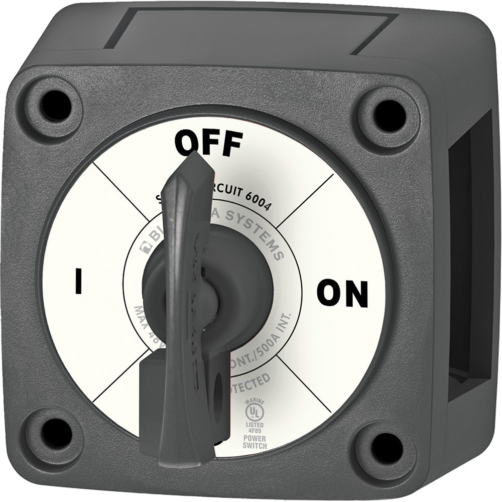 Blue Sea Systems Blue Sea 6004200 Single Circuit ON-OFF w/Locking Key - Black — marine battery management
