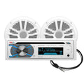 Boss Audio MCK508WB.6 Marine Stereo & 6.5" Speaker Kit - White — marine stereos