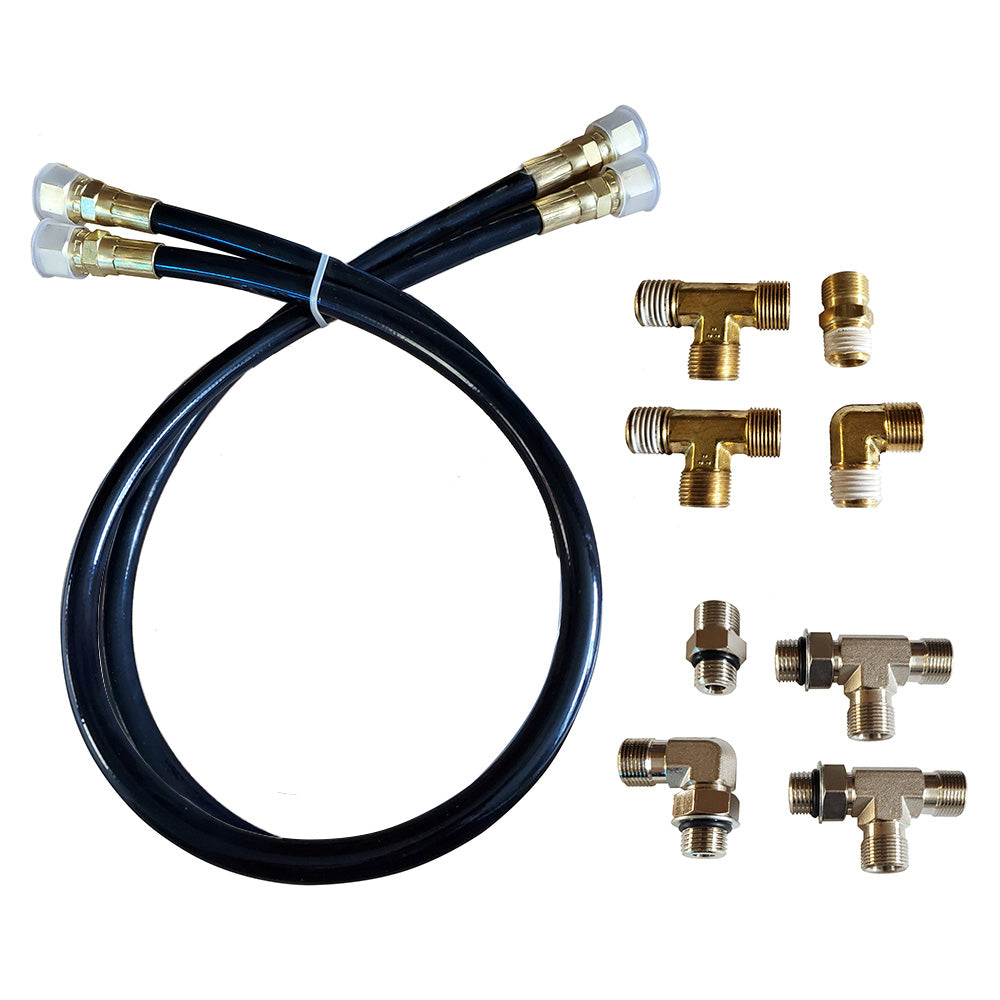 Octopus Autopilot Drives Octopus 30" Hose & Fitting Kit Including Orb & NPT Helm Fittings — marine autopilots