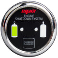 Fireboy-Xintex Deluxe Helm Display w/Gauge Body, LED & Color Graphics f/Engine Shutdown System - Chrome Bezel Display — marine fume detectors