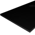 TACO Marine Lumber - 12" x 27" x 1/2" - Black Starboard — marine marine lumber