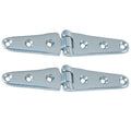 Perko 8" Chrome Plated Bronze Strap Hinges — marine hinges