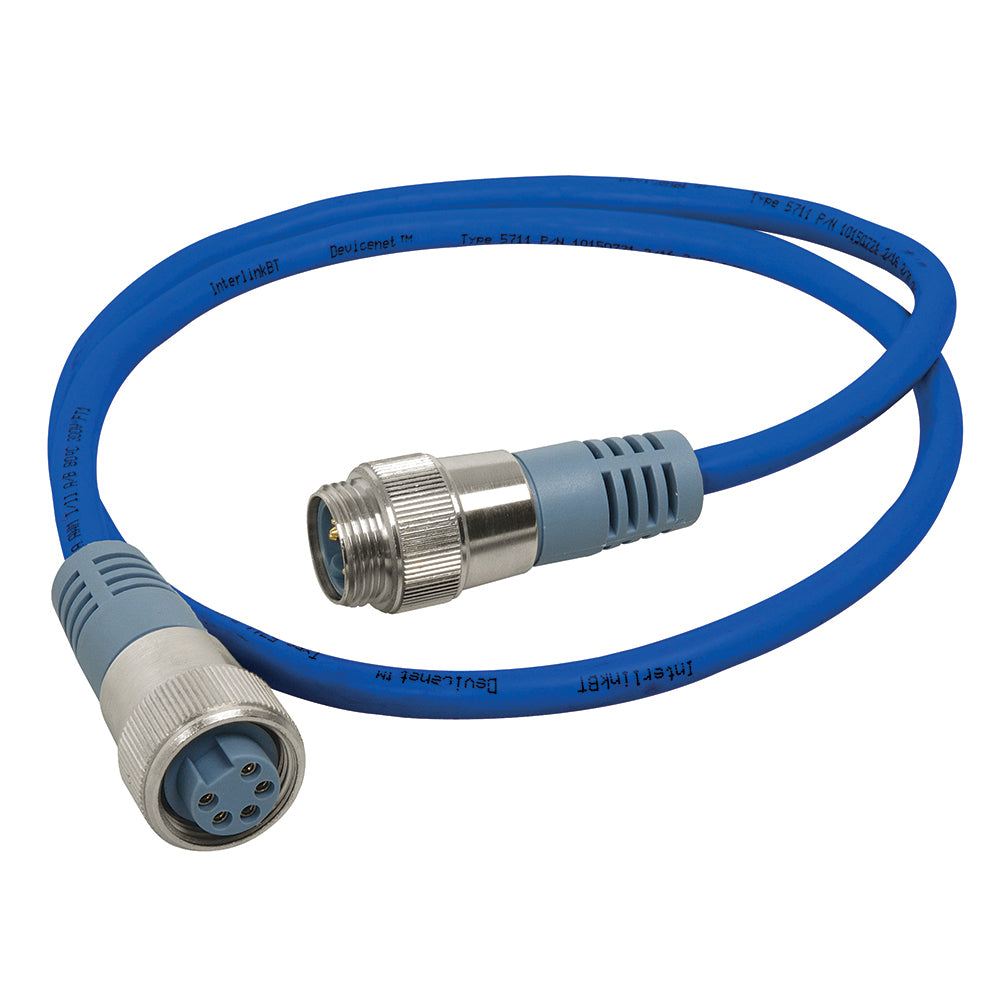 Maretron Mini Double Ended Cordset - Male to Female - 5M - Blue — marine nmea cables & sensors
