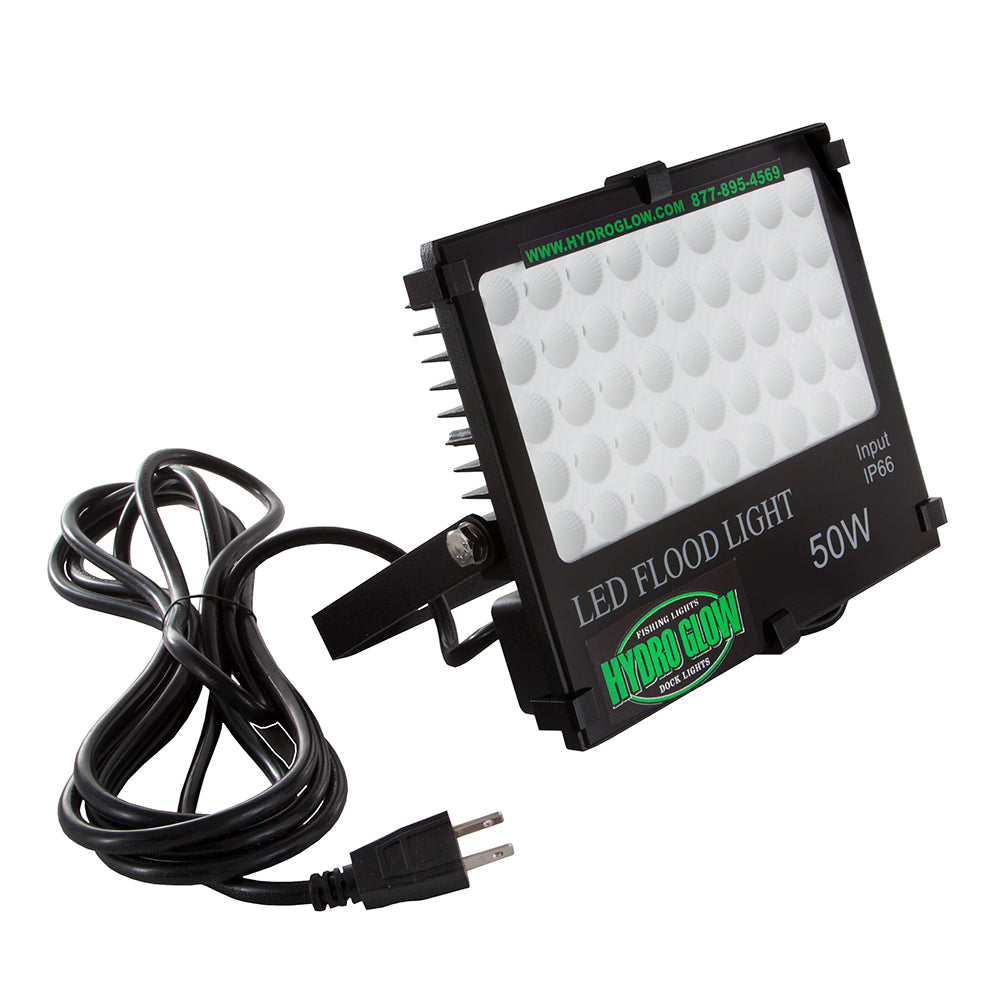 Hydro Glow FL50 50W/120VAC Flood Light - Green — marine flood/spreader lights