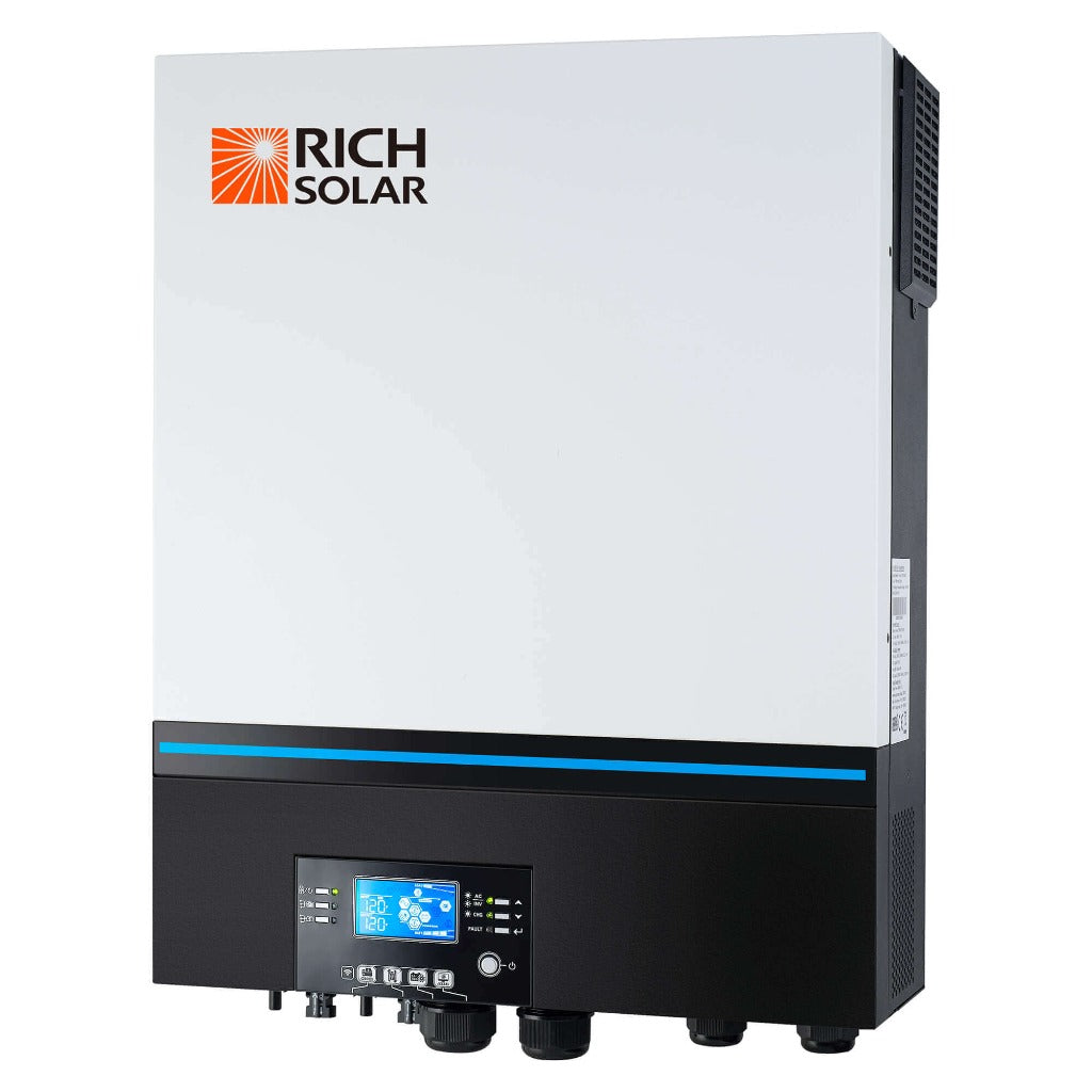 RICH SOLAR NOVA 6548 | 6500 Watt (6.5kW) 48 Volt Off-Grid Hybrid Solar Inverter