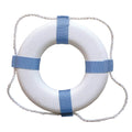Taylor Made Decorative Ring Buoy - 20" - White/Blue - Not USCG Approved — marine personal flotation devices
