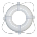 Taylor Made Foam Ring Buoy - 20" - White w/White Grab Line — marine personal flotation devices
