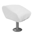 Taylor Made Folding Pedestal Boat Seat Cover - Vinyl White — marine winter covers
