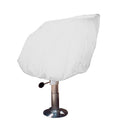 Taylor Made Helm/Bucket/Fixed Back Boat Seat Cover - Vinyl White — marine winter covers