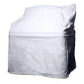 Taylor Made Small Center Console Cover - Vinyl White — marine winter covers